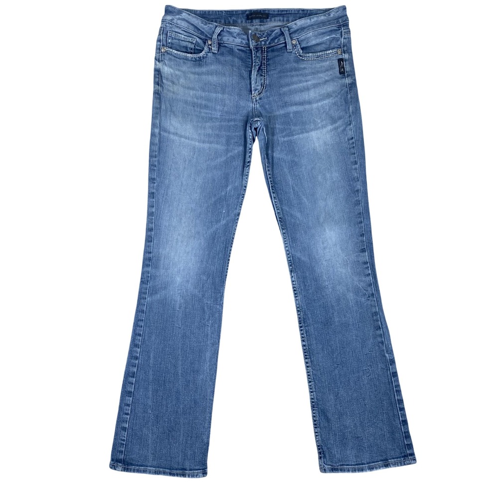 Silver Jeans Co. Suki Slim Boot Jeans Womens W30 L31 Blue Medium Wash Stretch